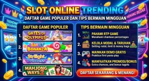 Read more about the article Slot Online Trending: Daftar Game Populer dan Tips Bermain Mingguan